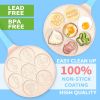 7-Space Egg Pan Pancake Pan for Kids Nonstick Egg Cooker Cars Trucks Pancake Mold Egg Mold for Breakfast