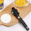 Safe Cut Can Opener; Smooth Edge Can Opener handheld; Food Grade Stainless Steel Cutting Can Opener for Kitchen & Restaurant