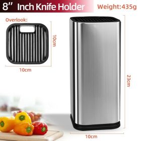 Drainable Knife Holder Chopping Board Size Chopper (Option: 8inchknifeholder)