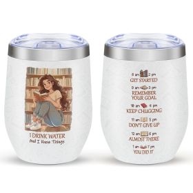 12oz Eggshell Cup Tumbler (Option: Style2)