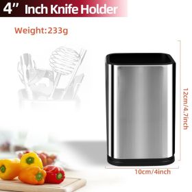 Drainable Knife Holder Chopping Board Size Chopper (Option: 4inchstoragebarrel)