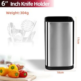 Drainable Knife Holder Chopping Board Size Chopper (Option: 6inchstoragebarrel)