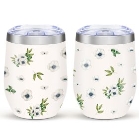 12oz Eggshell Cup Tumbler (Option: Style13)