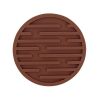 1pc Silicone Mat Heat Resistant Cup Mat Coasters Round Non-slip Table Placemat Tools