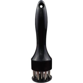 1pc 304 Stainless Steel Meat Tenderizer; 24 Steel Needles To Loosen Meat Artifact; Tender Meat And Break Tendons Grinder (Color: Black)