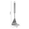 Stainless Steel Manual Potato Masher; Baby Food Masher; Wavy Potato Press
