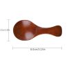 4 Pcs Mini Wooden Spoons; Small Spice Condiment Spoon; Sugar Tea Coffee Scoop; Short Handle Wood Spoon