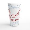 Ocean Wave Latte Mug Design By HadiArts