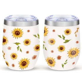 12oz Eggshell Cup Tumbler (Option: Style14)