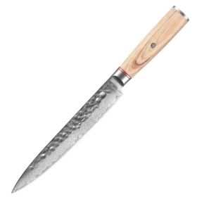 Damascus Steel Hand Kitchen Chef Knife (Option: 8inch meat cleaver)